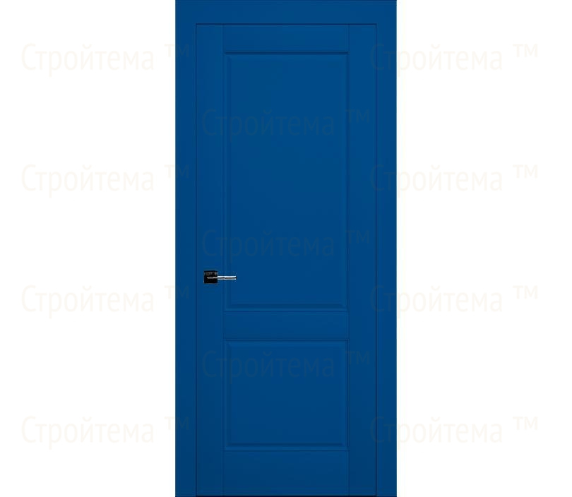 Дверь межкомнатная глухая Лондон ДГ2 синяя