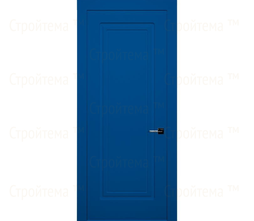 Дверь межкомнатная глухая Милан ДГ1 синяя