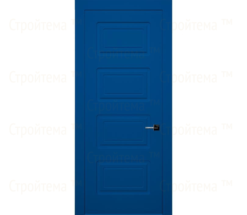Дверь межкомнатная глухая Милан ДГ4 синяя