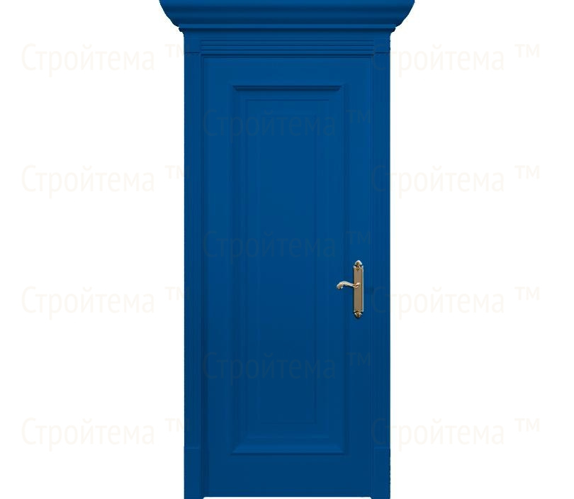 Дверь межкомнатная глухая Неаполь ДГ1 синяя