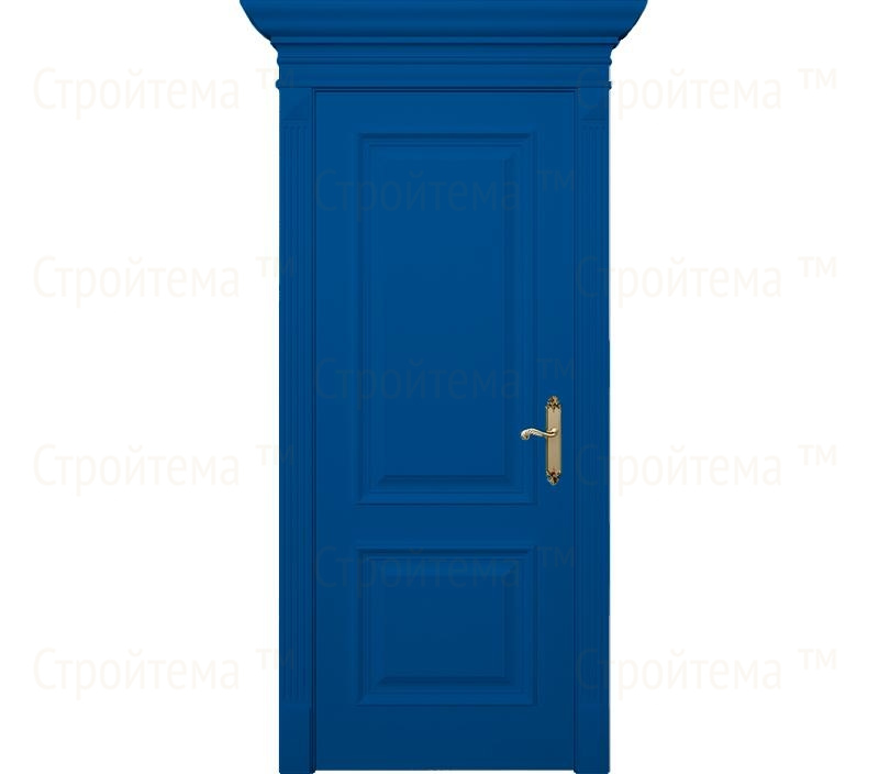 Дверь межкомнатная глухая Палермо ДГ2 синяя