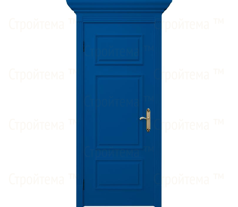 Дверь межкомнатная глухая Венеция ДГ5 синяя