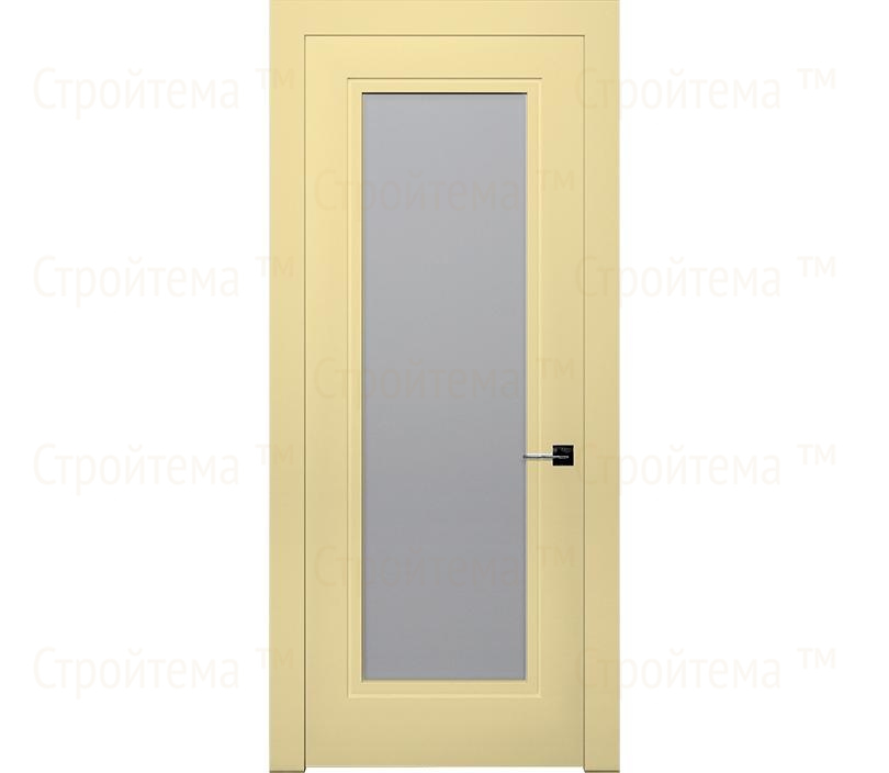 Дверь межкомнатная со стеклом Гранада ДО1 ванильная