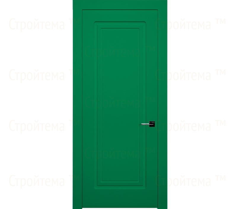 Дверь межкомнатная глухая Милан ДГ1 зеленая