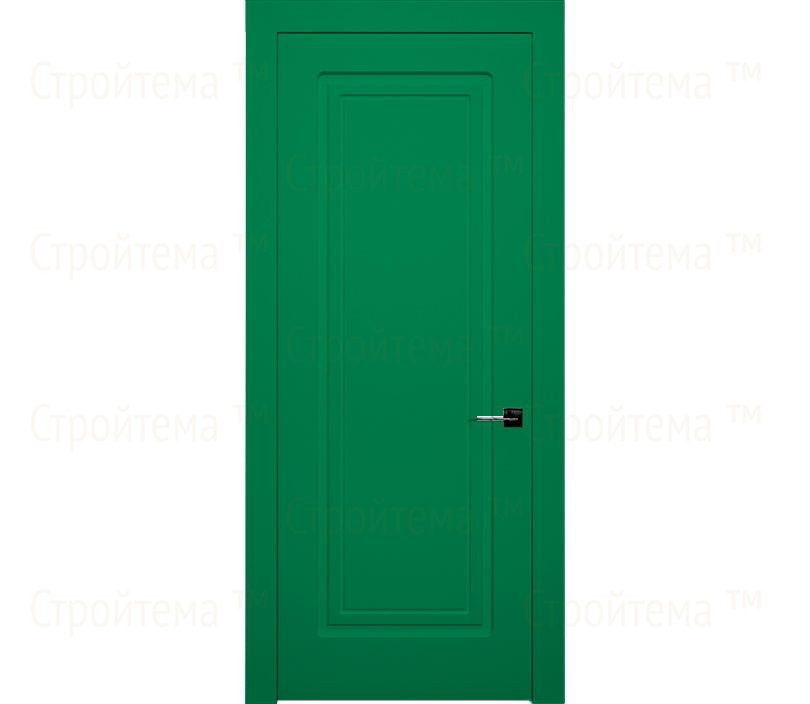 Дверь межкомнатная глухая Милан ДГ1 зеленая