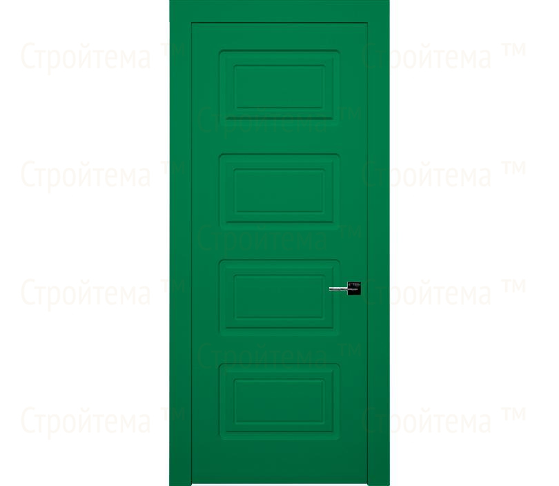 Дверь межкомнатная глухая Милан ДГ4 зеленая