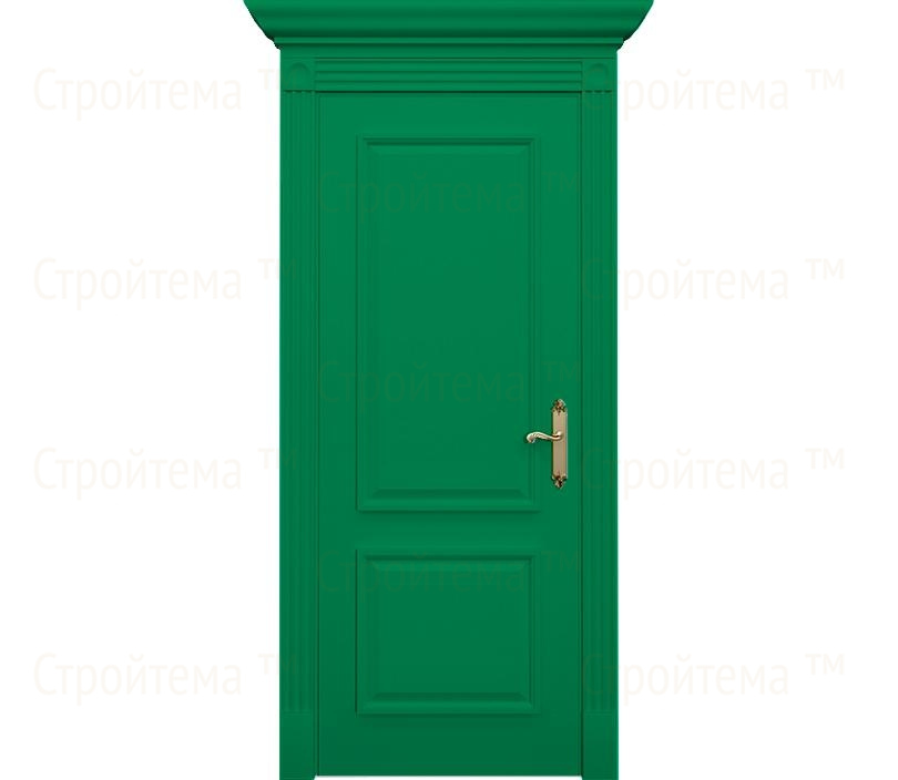 Дверь межкомнатная глухая Монца ДГ2 зеленая