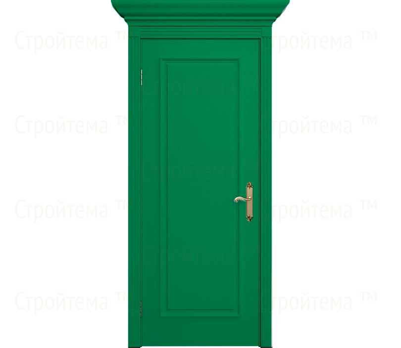 Дверь межкомнатная глухая Венеция ДГ1 зеленая