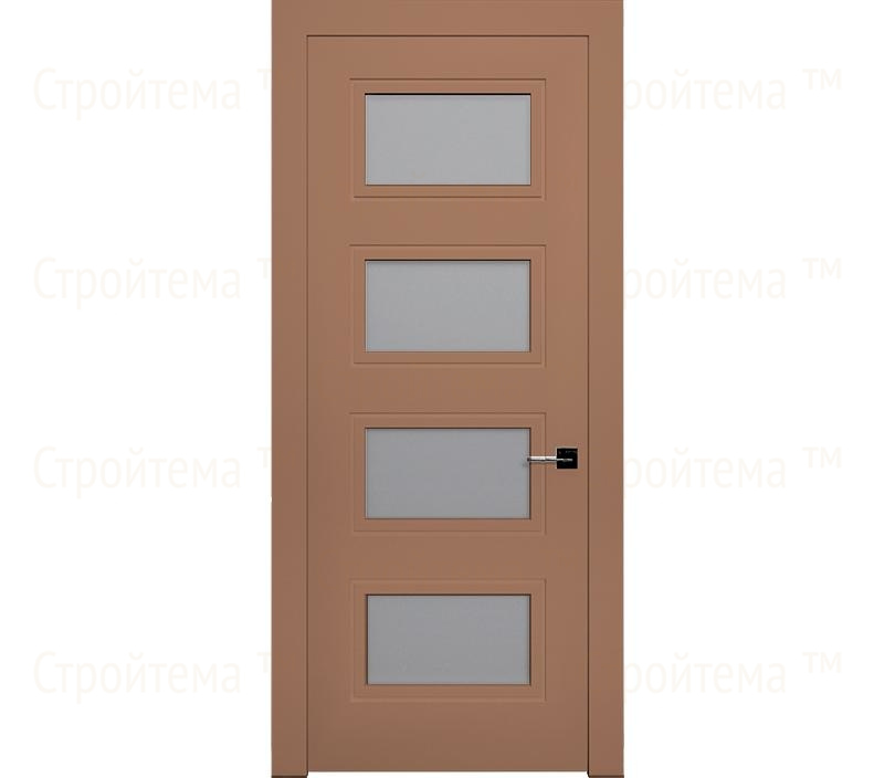 Дверь межкомнатная со стеклом Гранада ДО4 капучино