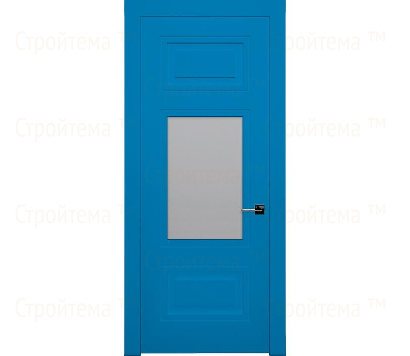 Дверь межкомнатная со стеклом Гранада лайт ДО5 голубая