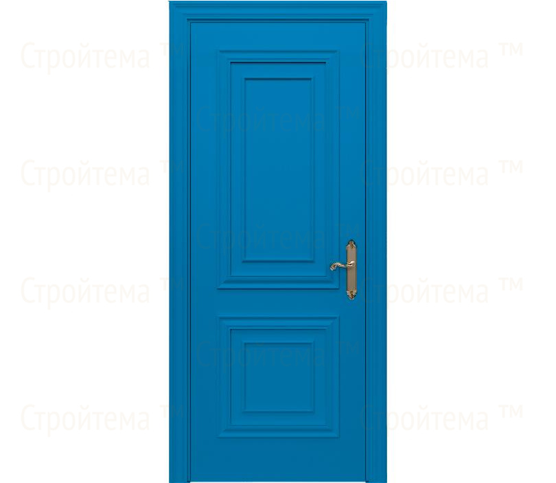 Дверь межкомнатная глухая Каталина ДГ2 голубая