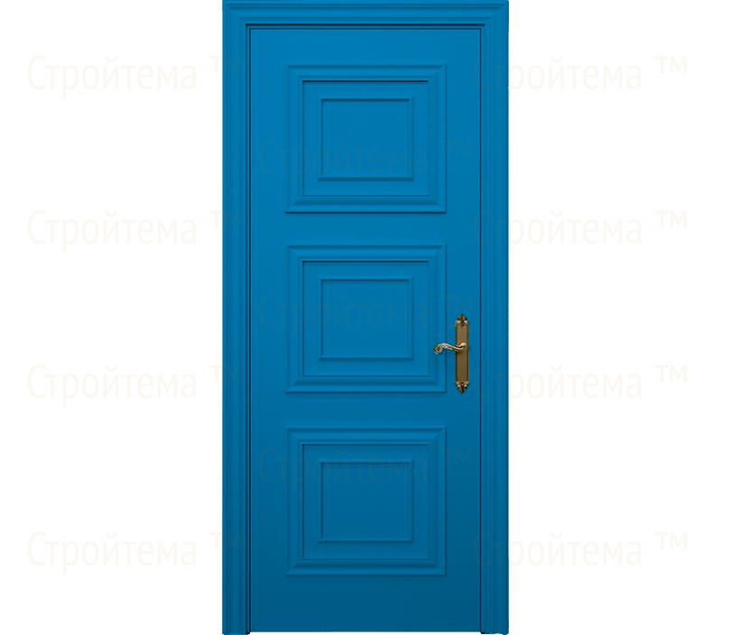 Дверь межкомнатная глухая Каталина ДГ6 голубая