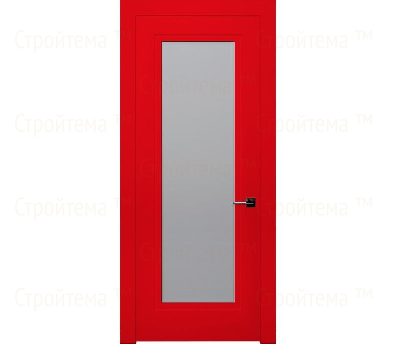 Дверь межкомнатная со стеклом Гранада ДО1 красная