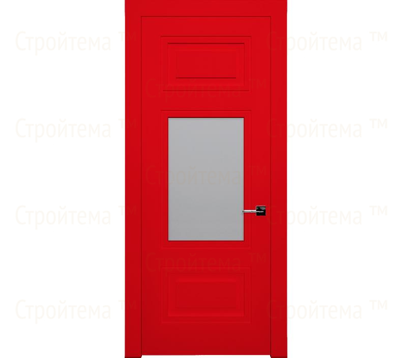 Дверь межкомнатная со стеклом Гранада лайт ДО5 красная