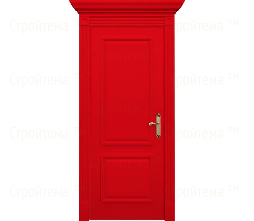 Дверь межкомнатная глухая Монца ДГ2 красная