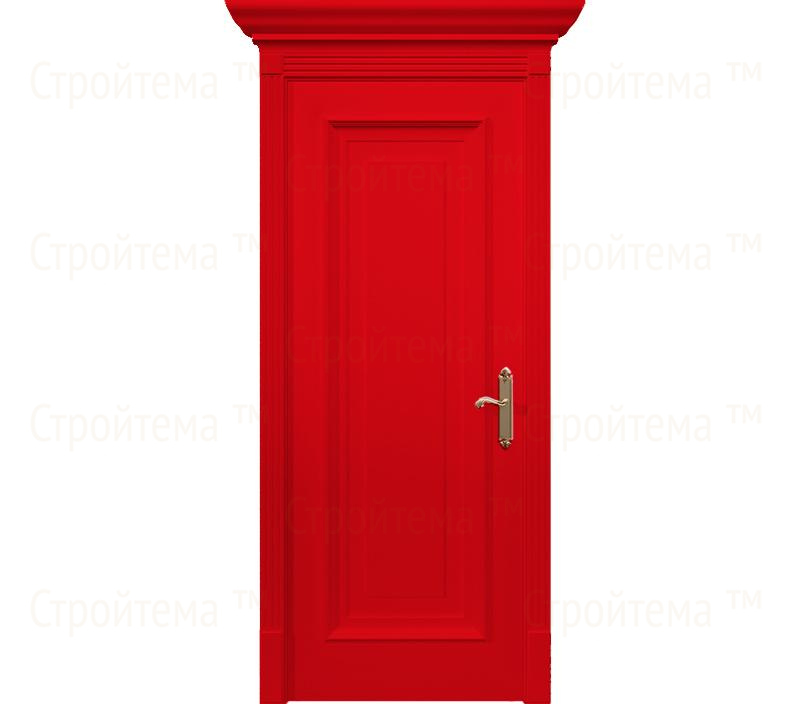 Дверь межкомнатная глухая Неаполь ДГ1 красная