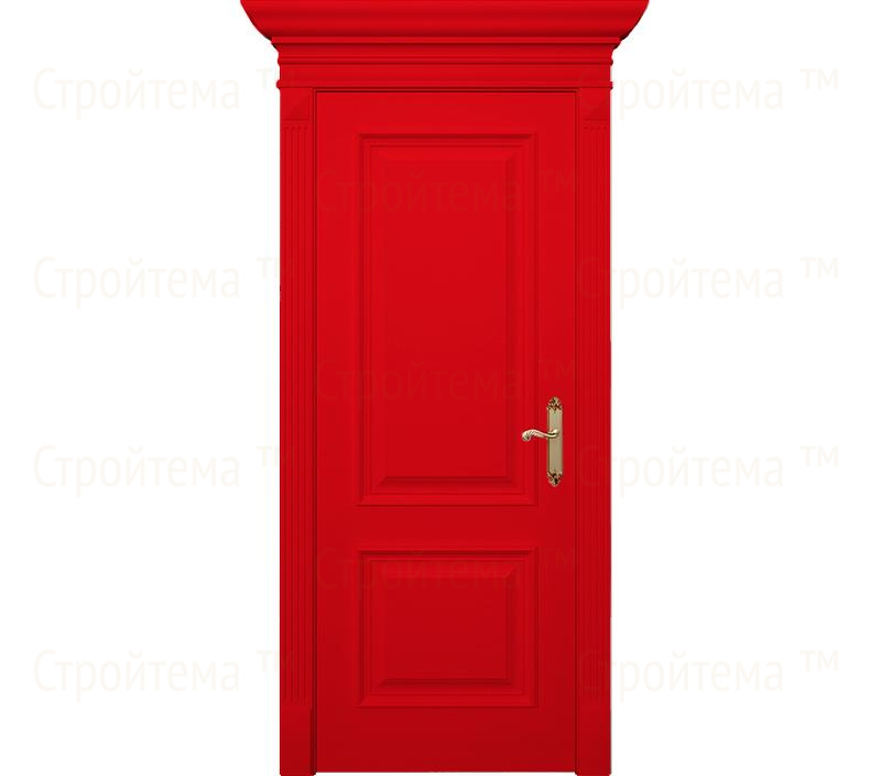 Дверь межкомнатная глухая Палермо ДГ2 красная