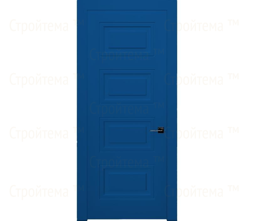 Дверь межкомнатная глухая в эмали Гранада ДГ4 синяя