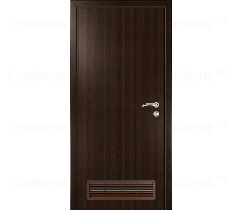 Дверь межкомнатная Капель Classic ПВХ с вентиляционной решеткой