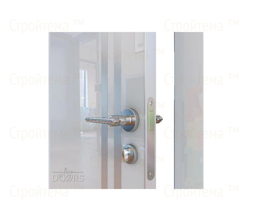 Дверь межкомнатная Линия дверей DG-506 (ДГ-506) Белый глянец