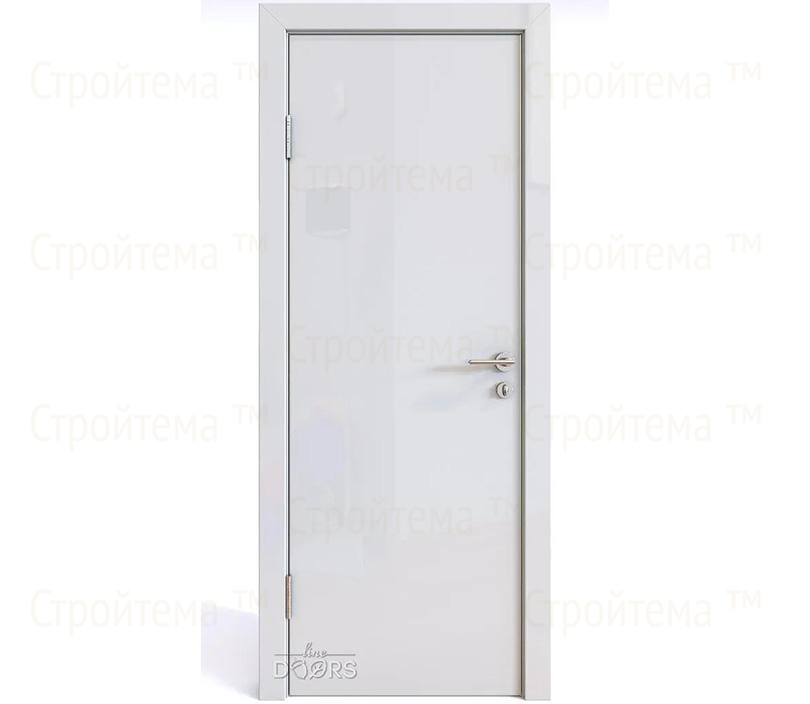 Дверь межкомнатная шумоизоляционная Линия дверей DG-600 (ДГ-600) Белый глянец
