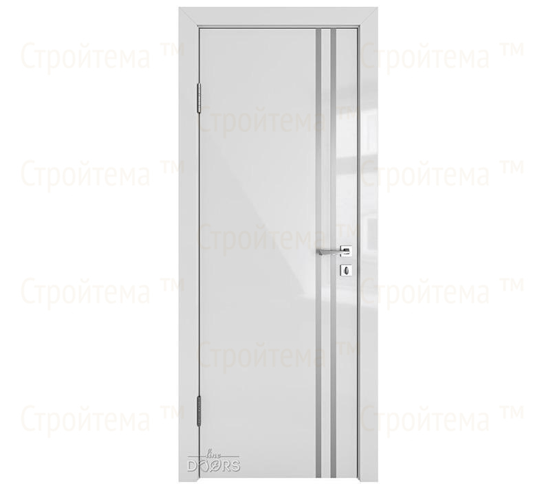 Дверь межкомнатная Линия дверей DG-506 (ДГ-506) Серый глянец