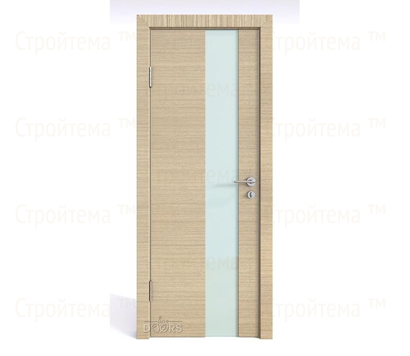 Дверь межкомнатная Линия дверей DO-504 (ДО-504) Неаполь/стекло Белое
