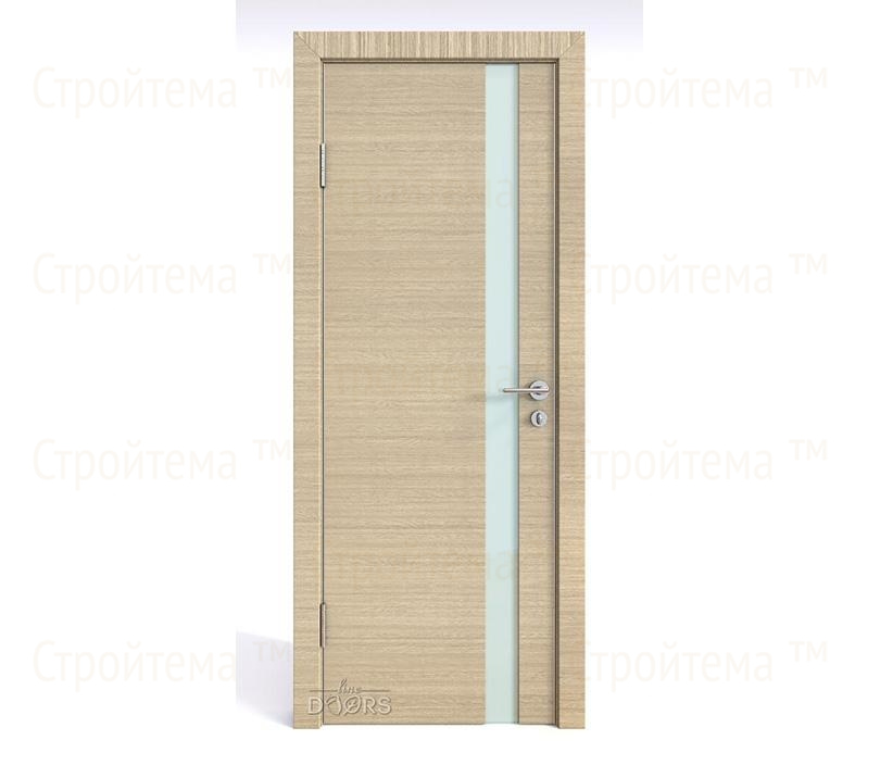 Дверь межкомнатная Линия дверей DO-507 (ДО-507) Неаполь/стекло Белое