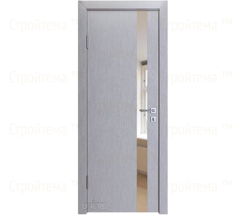 Дверь межкомнатная Линия дверей DO-507 (ДО-507) Металлик/зеркало Бронза