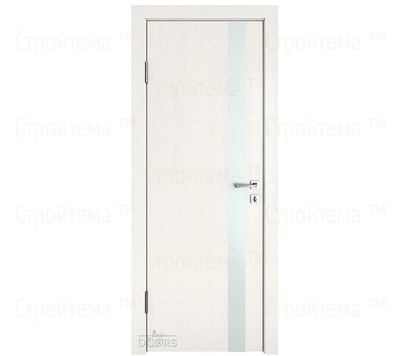 Дверь межкомнатная Линия дверей DO-507 (ДО-507) Белый ясень/Снег