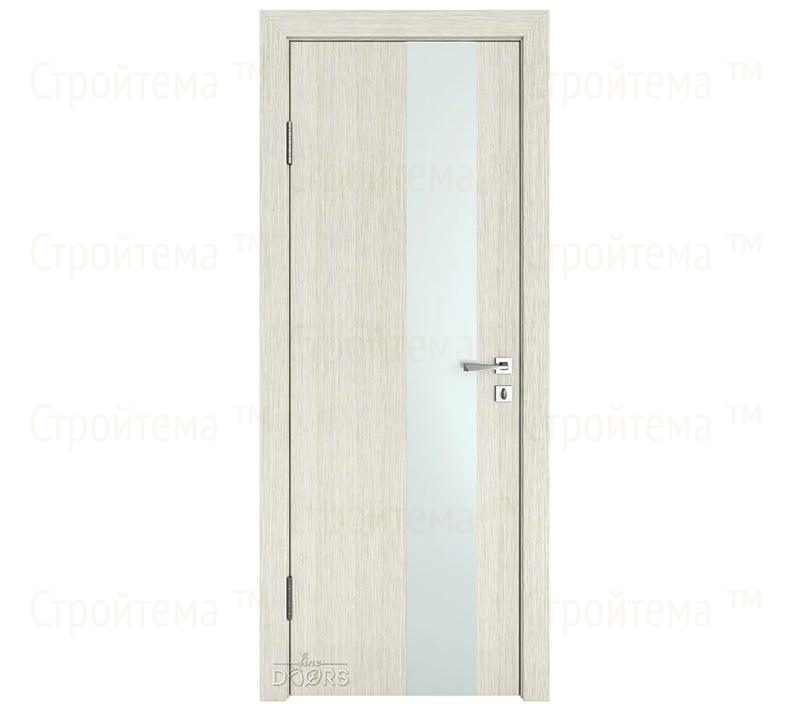 Дверь межкомнатная Линия дверей DO-504 (ДО-504) Белая лиственница/Снег