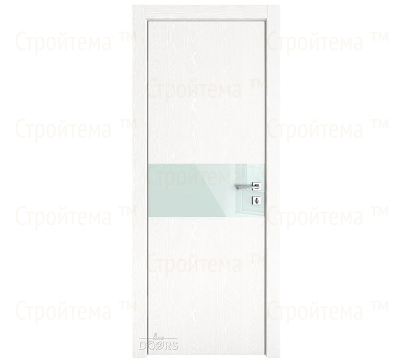 Дверь межкомнатная Линия дверей DO-501 (ДО-501) Жемчуг/стекло Белое