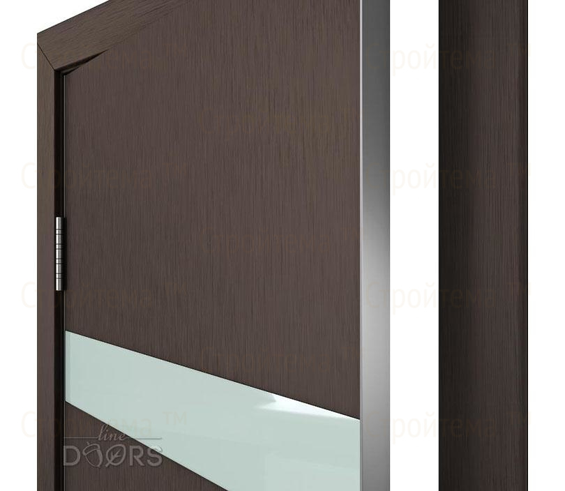 Дверь межкомнатная шумоизоляционная Линия дверей DO-602 (ДО-602) Бронза/стекло Белое