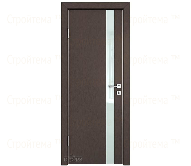 Дверь межкомнатная шумоизоляционная Линия дверей DO-607 (ДО-607) Бронза/стекло Белое