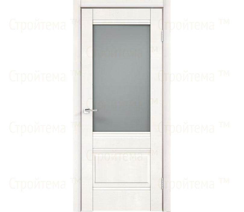 Дверь межкомнатная остекленная Velldoris ALTO 2V Белый эмалит/Мателюкс