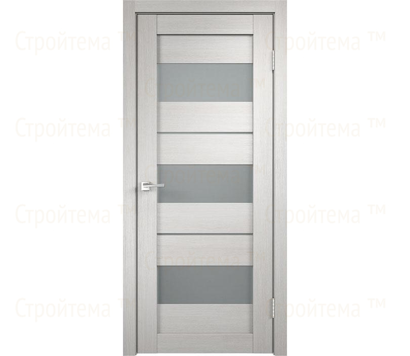 Дверь межкомнатная остекленная Velldoris Duplex 12 Дуб белый/Мателюкс