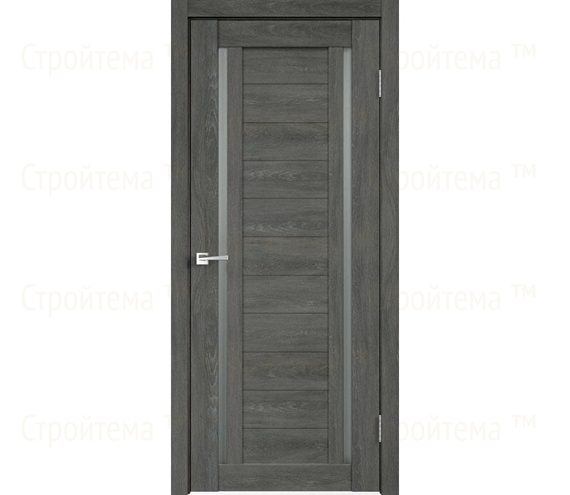 Дверь межкомнатная остекленная Velldoris Duplex 2 Дуб шале графит/Мателюкс