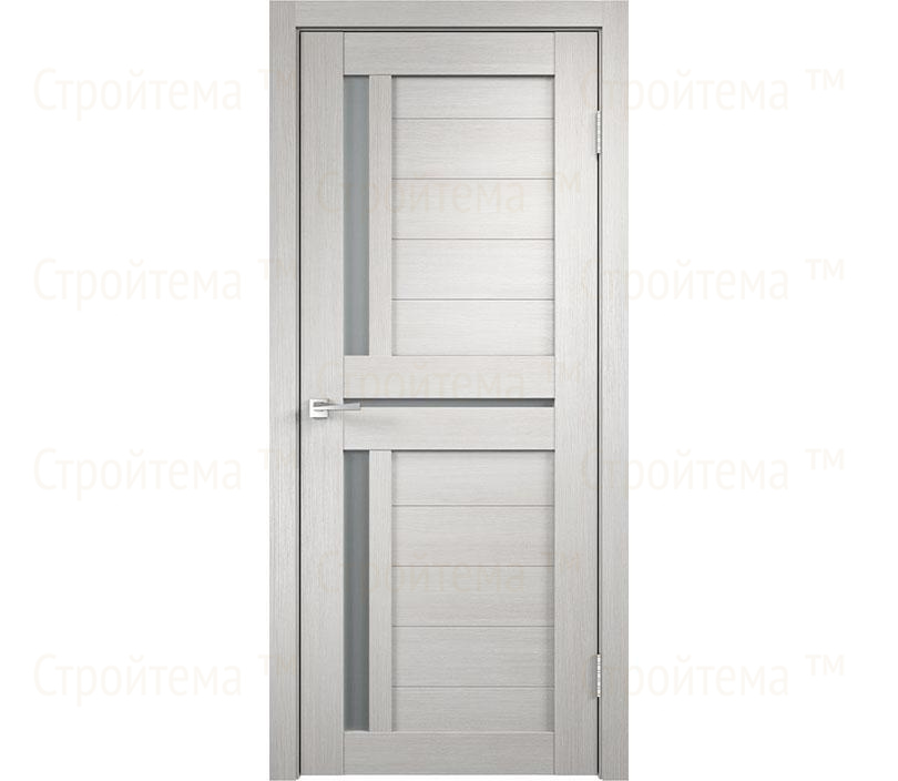 Дверь межкомнатная остекленная Velldoris Duplex 3 Дуб белый/Мателюкс