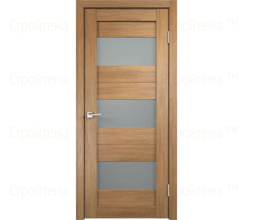 Дверь межкомнатная остекленная Velldoris Duplex 5 Дуб золотой/Мателюкс