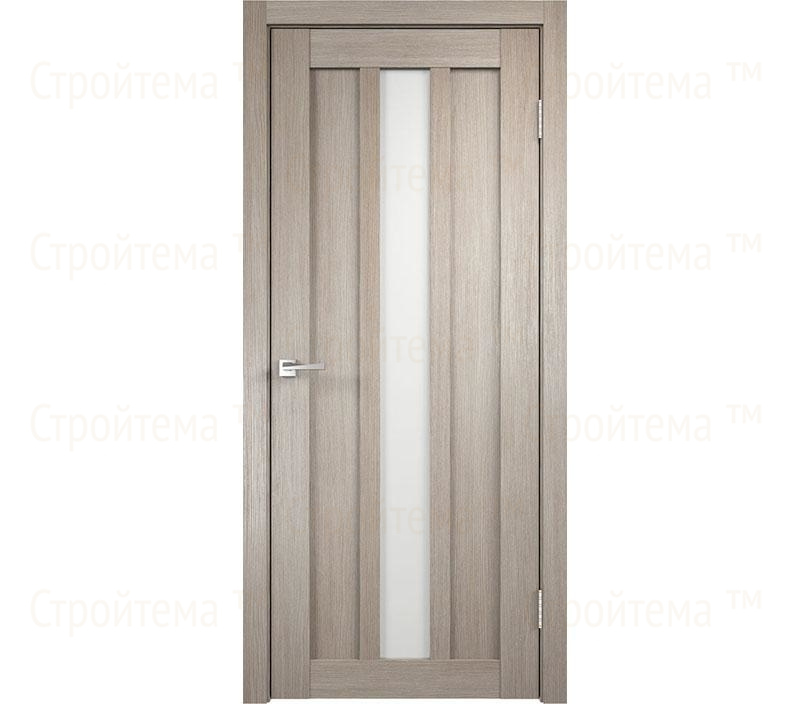 Дверь межкомнатная остекленная Velldoris INTERI 3/1 Капучино/Лакобель белое