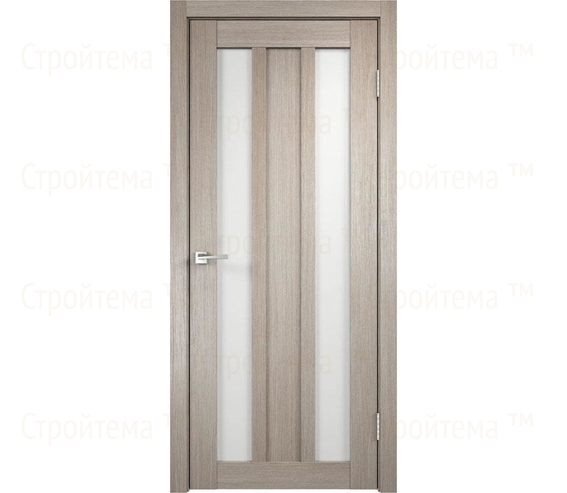 Дверь межкомнатная остекленная Velldoris INTERI 3/2 Капучино/Лакобель белое