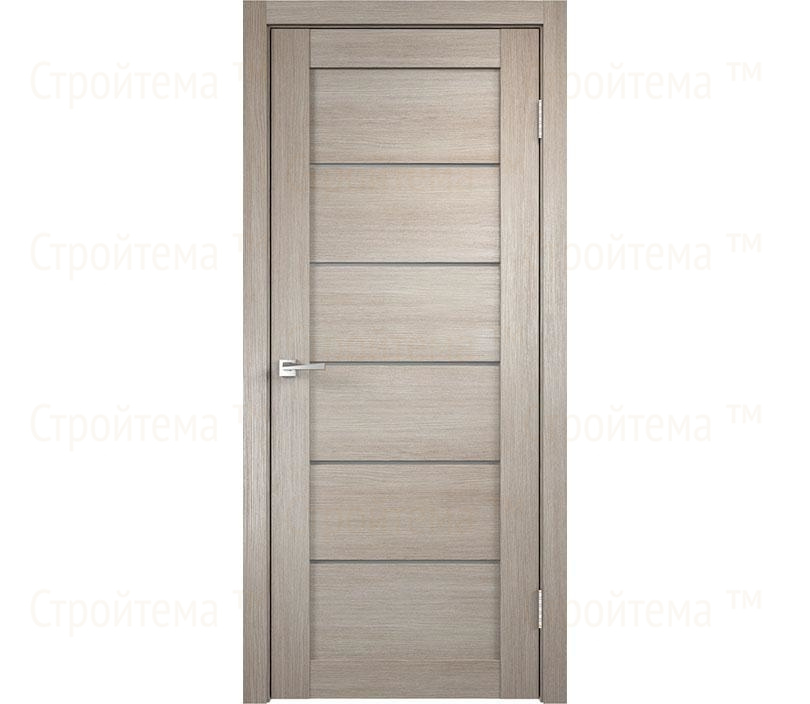 Дверь межкомнатная остекленная Velldoris LINEA 1 Капучино/Мателюкс