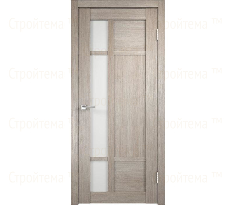 Дверь межкомнатная остекленная Velldoris PROVANCE 2 Капучино/Лакобель белое