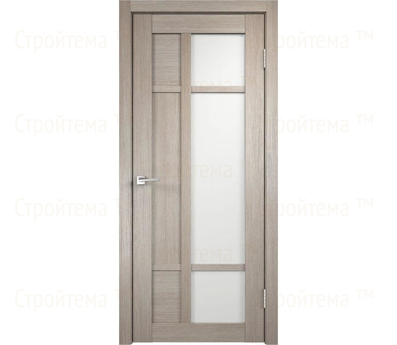 Дверь межкомнатная остекленная Velldoris PROVANCE 3 Капучино/Лакобель белое