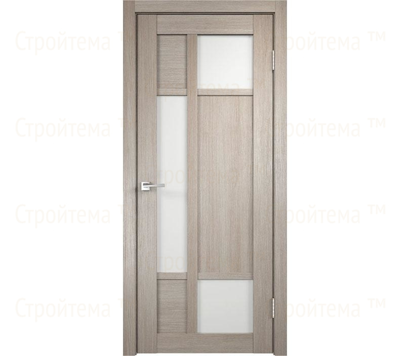 Дверь межкомнатная остекленная Velldoris PROVANCE 4 Капучино/Лакобель белое