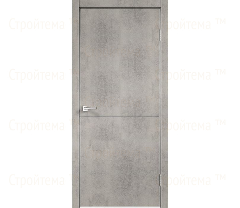 Дверь межкомнатная Dveriline TECHNO облегченное M1 Муар светло-серый
