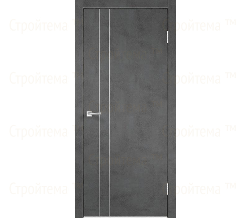 Дверь межкомнатная Dveriline TECHNO облегченное M2 Муар темно-серый